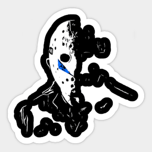 Friday the 13th Roy Burns T-Shirt - Silent Vengeance Edition Sticker